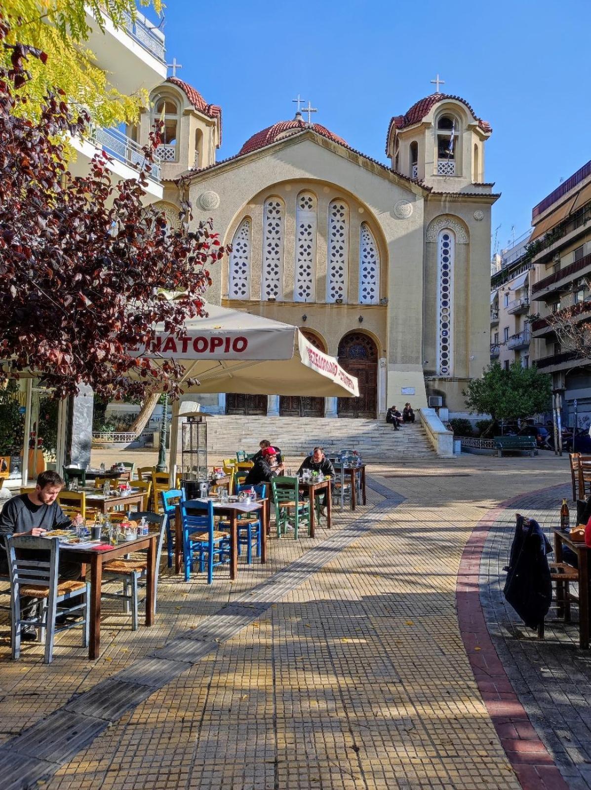 Aris Urban Pagrati Apartment Athens Ngoại thất bức ảnh
